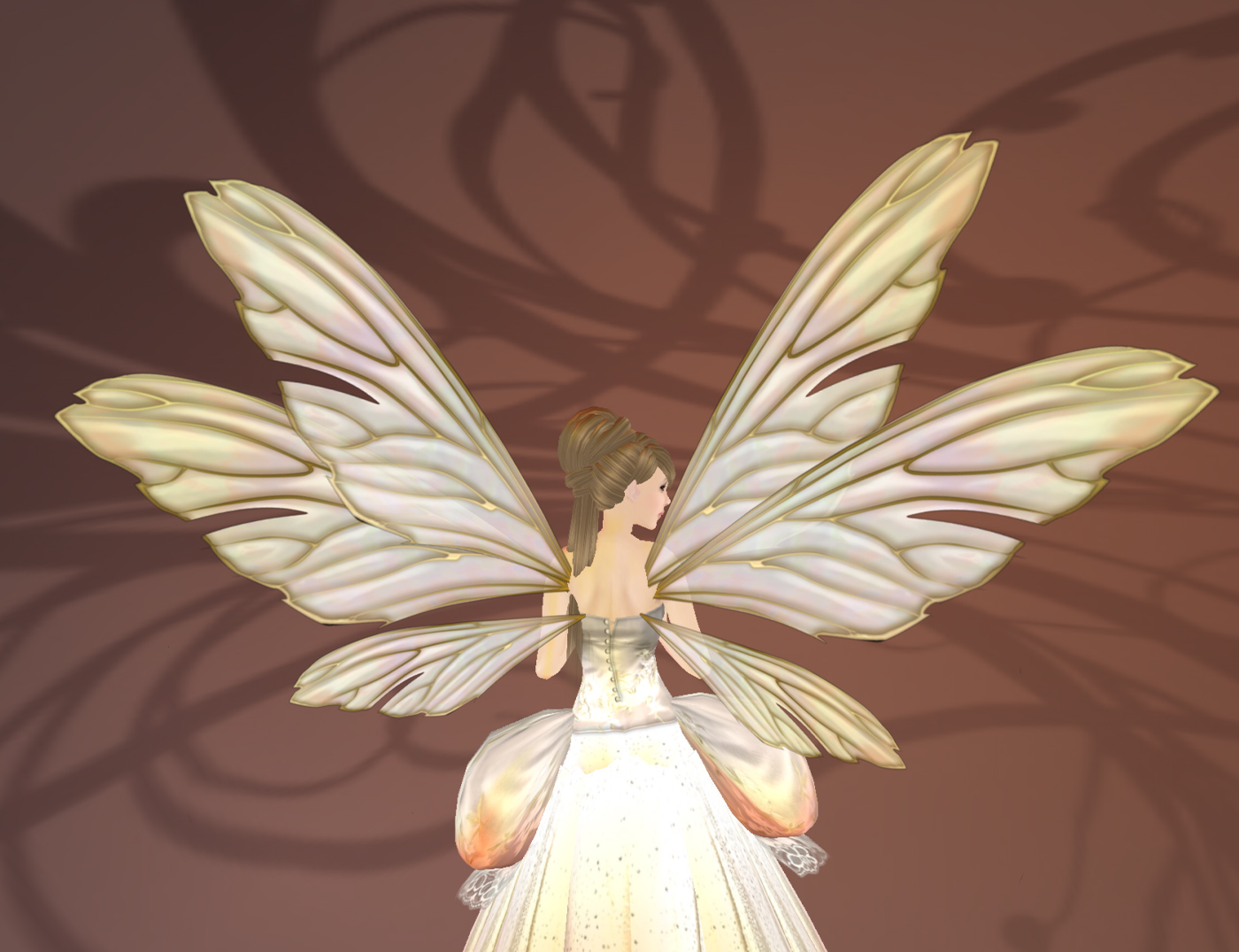 :cgi.ebayFancy-Fairy-Wedding-Wings-New-White-Gold-Fairy-Wings ...
